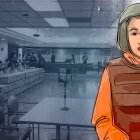 Salazar llegó a la Corte de Justicia, en Quito, rodeada de un contingente militar importante.