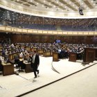 Trabajo. Los legisladores abordan en el pleno puntos informativos sobre administración del sistema de justicia.