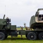 Los sistemas de cohetes de artillería de alta movilidad HIMARS.