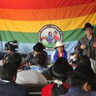 Dirigentes del MICC ultimando detalles para participar en la convención de Pachakutik.