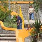 Obra. El sendero busca recuperar el espacio público de la zona.