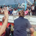 El rito se cumple con una procesión náutica y culmina con la misa campal al pie de la playa