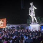 Réplica del David de Miguel Ángel durante un evento el 6 de marzo de 2024, en la ciudad de Resistencia, Provincia del Chaco.