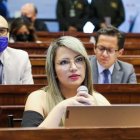 Priscila Schettini dijo que no borrará los mensajes en su cuenta de redes sociales contra Diana Salazar, como dispone la sentencia del TCE.