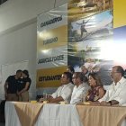 El presidente vitalicio del PSC, Jaime Nebot, durante su intervención.