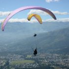 Durante el trayecto de 15 minutos se pueden apreciar los valles de la ciudad y sus nevados.
