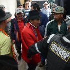 En el ingreso de Leonidas Iza a la convención nacional de Pachakutik