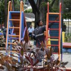 Los juegos infantiles también recibieron mantenimientos