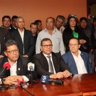 Federación de Transporte Terrestre de Pichincha realizó una rueda de prensa este 10 de junio de 2024.
