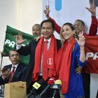 Segundo intento. González participó en las elecciones anticipadas de 2023 junto a Fernando Villavicencio (+).