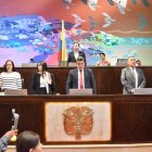 La Cámara de Representantes de Colombia es presidida por Andrés Calle.