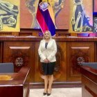 Liliana Trávez Vizcaíno fue asambleísta en el 2010 y es la nueva gobernadora de Tungurahua.