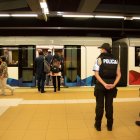 Referencial. Son 247 efectivos están desplegados en las 15 estaciones del Metro