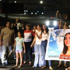 Moradores protestaron por la muerte de Valeria Falcones.