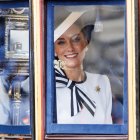 Fotografía de la Princesa de Gales este sábado en el desfile "Trooping the Colour" de Londres.