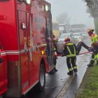La tarde del sábado también hubo siniestros viales en la av. Simón Bolívar. Una colisión múltiple dejó un herido.