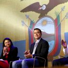 Como parte de su agenda internacional, el 14 de junio de 2024, Daniel Noboa estuvo con la comunidad ecuatoriana en España.