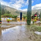 Uno de los lugares más afectados por el desbordamiento del río Pisque fue un complejo turístico.