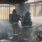 18 efectivos del Cuerpo de Bomberos Quito atendieron la emergencia.