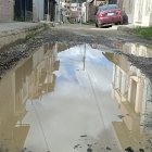Vecindario. Este es el estado de la mayoría de calles en El Rosal.