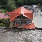 Emergencia. El desbordamiento del río Pisque dejó pérdidas materiales.