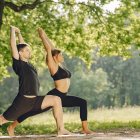 Realizar yoga al aire libre nos relaja y distrae de las complicaciones diarias