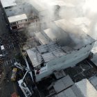 Incidente. Fueron 43 bomberos de Babahoyo los que intervinieron en la emergencia registrada el 19 de junio.