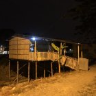 La víctima residía en una casa de caña.