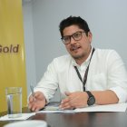 Ejecutivo. Luis Mario Sánchez, vicepresidente y Gerente Financiero de SolGold.