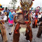 Festejo. En la Universidad Salesiana, decenas de personas celebraron el Inti Raymi.