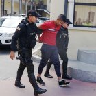 El detenido fue llevado al Distrito Manuela Sáenz, centro de Quito