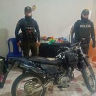 La policía encontró una moto que fue robada en Manta