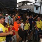 Familiares y vecinos de Moisés Caicedo brindaron su apoyo a La Tri.