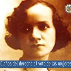 La OEA difundió una foto con su logo sobre la foto de la pionera ecuatoriana.