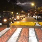 Seguridad. Calles pintadas y con iluminación son parte de los Senderos Seguros.