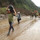 Parte de la comunidad de Quilloturo ha tenido que ser desalojada por la vulnerabilidad de que ocurra otro evento adverso provocado por las lluvias.