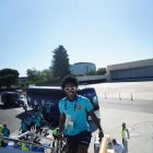 Angelo Preciado abordando el avión que transportó este domingo23 de junio a la Tri rumbo a Las Vegas para su seguiente objetivo: Jamaica.