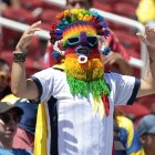 Un hincha ecuatoriano sigue a la Tri en la Copa América.