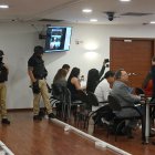 Un fuerte resguardo policial y medidas de seguridad se aplicaron en la audiencia de juicio por el asesinato de Fernando Villavicencio.