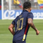 Kendry Páez anotó un gol de penal para Ecuador.