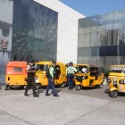 El operativo dejó gran cantidad de vehículos decomisados.