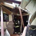 Personal de Bomberos Quito se encuentra brindando atención a las personas afectadas