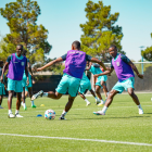 Ecuador en un entrenamiento el 27 de junio de 2024 en Estados Unidos.