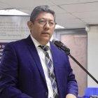 Dato. Jorge Ballesteros durante el examen práctico para Defensor Público.