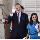Leonor, Felipe, Sofía y Letizia, familia real
