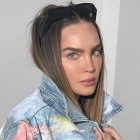 Belinda se oculta de la prensa con disfraz de empleada de aerolínea