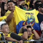 La hinchada ecuatoriana alentó a La Tri hasta el último minuto.