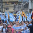 Decenas de colegios participaron de la actividad que se llevó a cabo en el suburbio de la ciudad.
