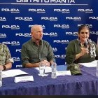 Los ministros del Interior y Gobierno brindaron declaraciones.