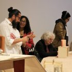 La exposición se inauguró en la galería Arte Actual de la Flacso, en la capital